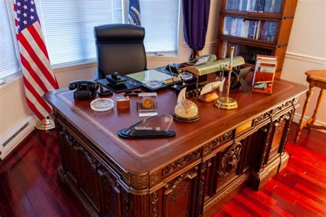 Items in my little Oval Office – JFK Desk in Canada